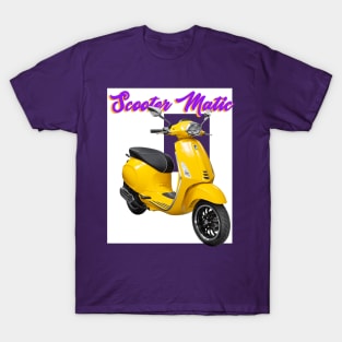 YELLOW COLOR SCOOTER MATIC T-Shirt
